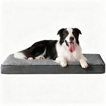 Gray XL Orthopedic Dog Bed Removable Washable Cover