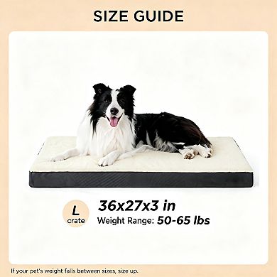 Large Orthopedic Dog Bed Removable Washable Cover