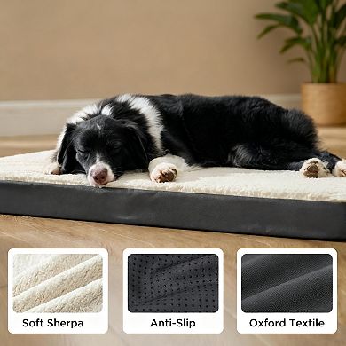Large Orthopedic Dog Bed Removable Washable Cover