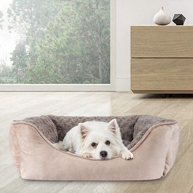 Beige Orthopedic Dog Bed Washable For All Dog Sizes