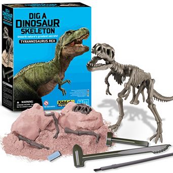 4M KidzLabs Dig A Dinosaur Skeleton Tyrannosaurus Rex Fossil Excavation Kit