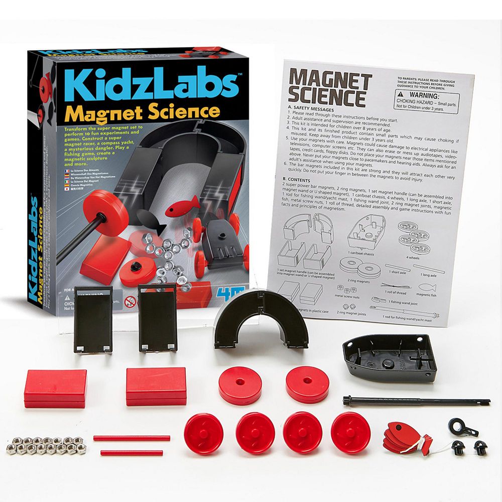 4M Magnet Science 10 Magnetic Experiments STEM Toy