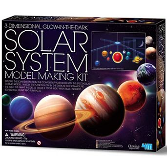 4M Solar System Model Making Glow-In-The-Dark Craft Kit