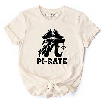 Pi 3.14 Pirate T-Shirt, Funny Math Pun Pi Day Tee