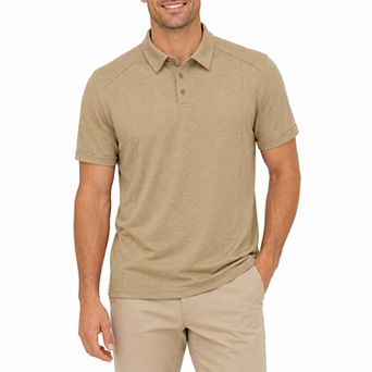 Men's Short Sleeve Polo Shirt Casual Button Collar T-Shirts