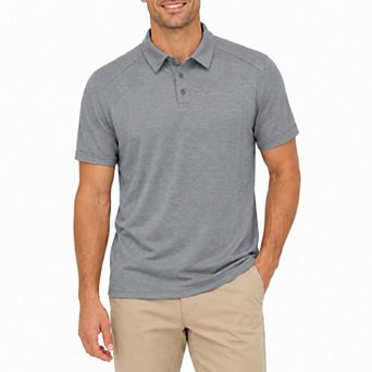 Men's Short Sleeve Polo Shirt Casual Button Collar T-Shirts
