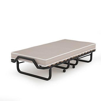 Costway Folding Bed Rollaway Guest Bed w/ Sturdy Metal Frame Living Room Guest Room Office