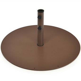 Costway 59LBS Patio Umbrella Base Round Umbrella Stand for Backyard
