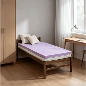 YIORTWO 2 Inch Cooling Gel Memory Foam Mattress Topper Plush Pad for Home Bedroom All Age Sleepers