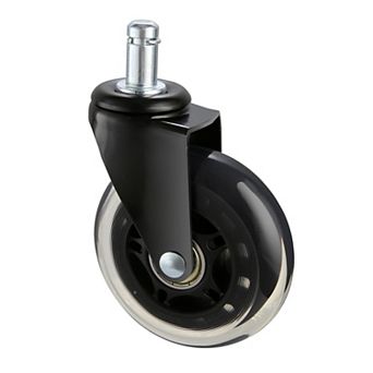 YIORTWO Set of 5 Office Chair Caster Wheels 3 Inch Heavy Duty Replacement For All Floors