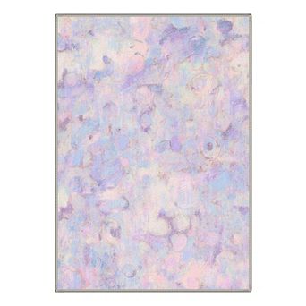 GENIMO Abstract Pastel Bubble Wash Machine Washable Low Pile Non Slip Soft Polyester Rug