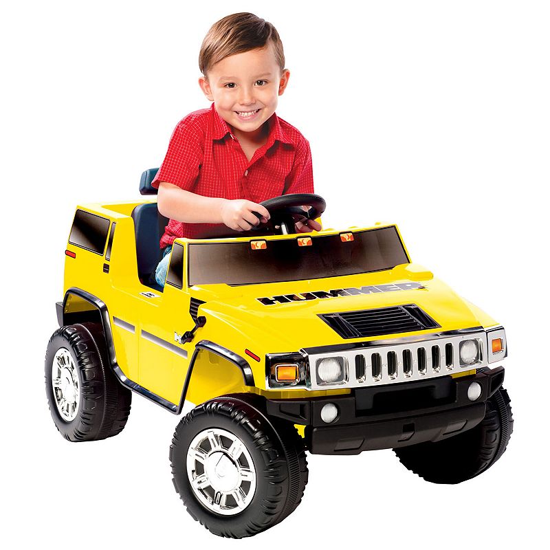 91940278 National Products Hummer H2 Ride-On - Yellow sku 91940278