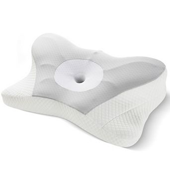 YIORTWO Ergonomic Memory Foam Pillow Neck Support Dual Height