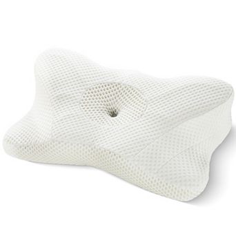 YIORTWO Ergonomic Memory Foam Pillow Neck Support Dual Height