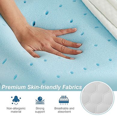 YIORTWO Memory Foam Pillow Ergonomic Neck Support Washable Cover