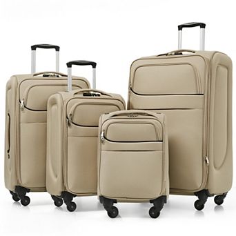 18" 22" 26" 30" Softside Expandable 4 pc Luggage Set