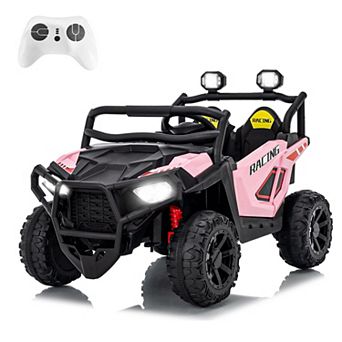 24V Ride on Toys for Big Kids, 2 Seater Electric UTV Car with Remote Control, 4-Wheeler Suspension