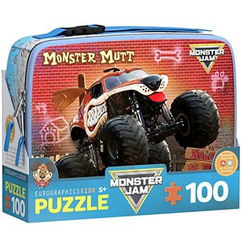 Eurographics Puzzles Monster Mutt 100 pc Jigsaw Puzzle & Insulated Lunch Bag Set