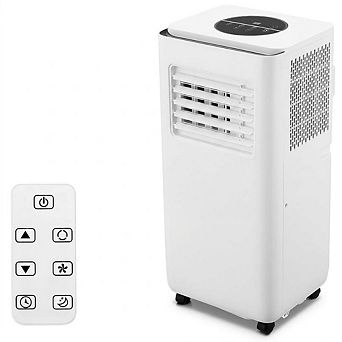 10000 BTU Portable Air Conditioner with Dehumidifier and Fan Cools Rooms up to 450 Sq Ft