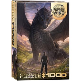 Eurographics Fourth Wing "Violet Meets Tairn" 1000 pc Jigsaw Puzzle