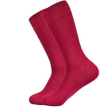Comfy Colorful Novelty Crew Dress Socks 10 Pack Giftable Soft Breathable Cotton