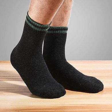 4 Pack Mens Merino Wool Warm Hiking Outdoor Soft Comfortable Socks
