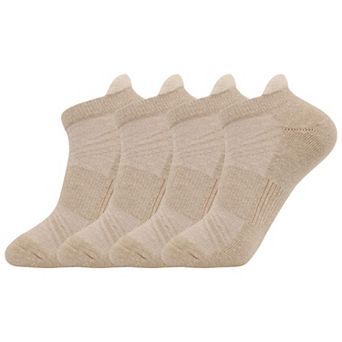 Mens Athletic Ankle Socks Cushioned Moisture Wicking Arch Support Low Cut Tab