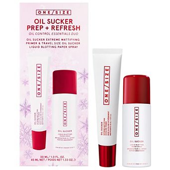 ONE/SIZE by Patrick Starrr Oil Sucker Prep & Refresh Mattifying Duo