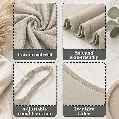 Women Long Tank Tops Adjustable Spaghetti Straps Soft Modal Layering Undershirts 8 Pack