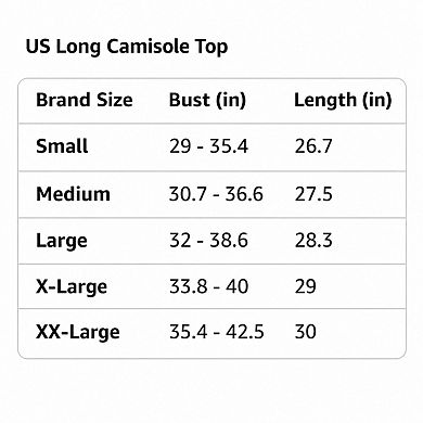 Women Long Tank Tops Adjustable Spaghetti Straps Soft Modal Layering Undershirts 8 Pack