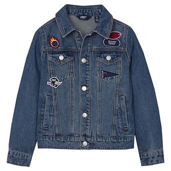 Boys 4-20 Lands' End Patch Denim Jacket
