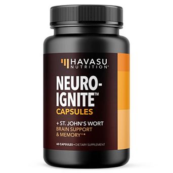 Havasu Nutrition NeuroIgnite Brain Support — Bacopa & Ginkgo — 2 Month.