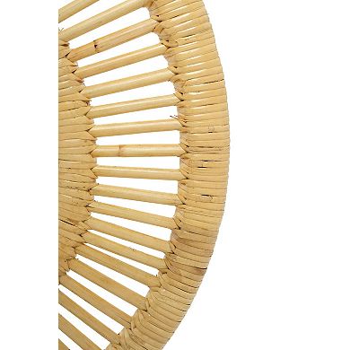 Wall Mirror Round Rattan Frame
