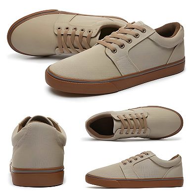 Men Casual White Sneakers Shoes