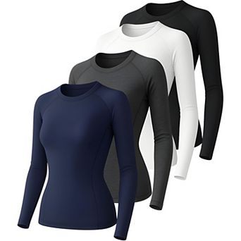 4 pc Women's Compression Shirts