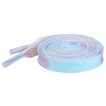 2 Pair Flat Colorful Shoelaces Tie Dye Shoe Laces for Sneakers Boots 62.99"