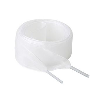 2 Pairs Flat Snow Yarn Shoelaces Transparent Shoe Laces for Sneakers 24x1.6"