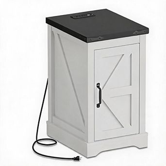 Sofa Table Charging Station with 2 USB Ports and 2 AC Outlets