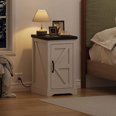 Sofa Table Charging Station with 2 USB Ports and 2 AC Outlets