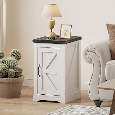 Sofa Table Charging Station with 2 USB Ports and 2 AC Outlets