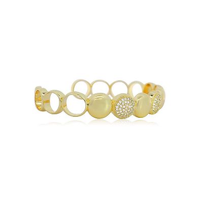 CZ Disco Cuff Bangle
