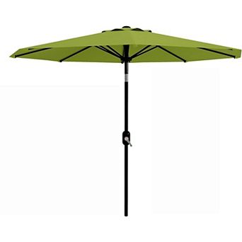 9FT Patio Umbrella with Crank & Tilt, 8 Ribs, UV Protection, Waterproof for Patio Deck Garden