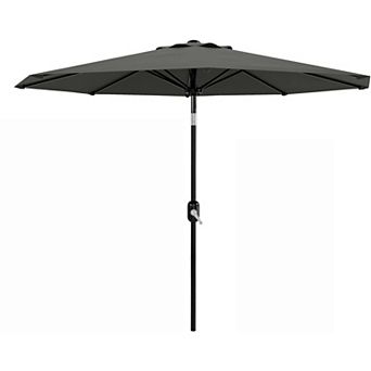 9FT Patio Umbrella with Crank & Tilt, 8 Ribs, UV Protection, Waterproof for Patio Deck Garden