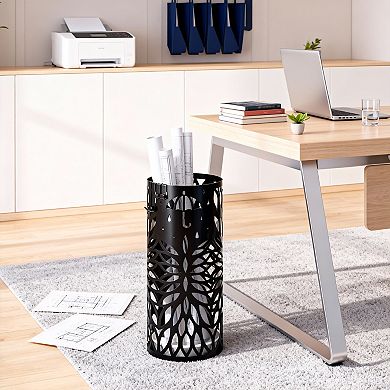 Metal Umbrella Stand, Cold Rolled Steel Freestanding Organizer for Entryway, Home or Office