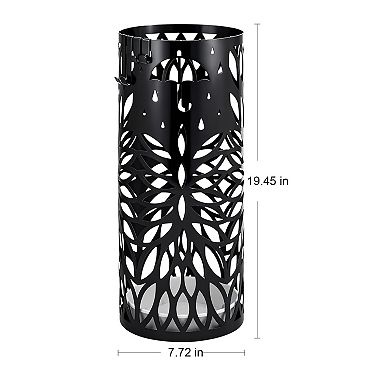 Metal Umbrella Stand, Cold Rolled Steel Freestanding Organizer for Entryway, Home or Office