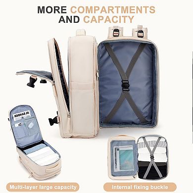 45l Large Travel Backpack Hiking Waterproof Expandable Rucksack