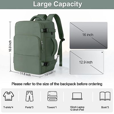 backpack for laptop and ipad Paude Backpack,School Large Bookbag High School College Students,Black Backpack for Men Office Business,Waterproof : Electronics travelling or at work Our #1 question: 