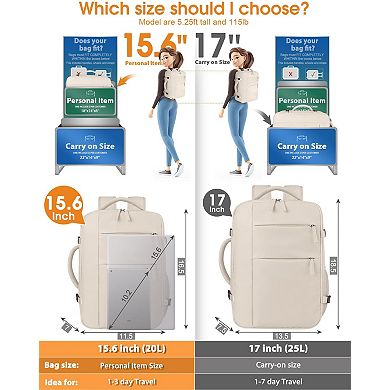 20L Travelpack Waterproof Laptop Backpack Business Carry On