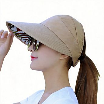 Sun Hat Women Wide Brim UV Protection Beach Packable Visor