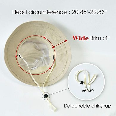 Sun Hat UPF50+ Packable Beach Travel Cap Button